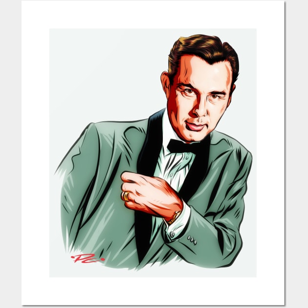 Jim Reeves - An illustration by Paul Cemmick Wall Art by PLAYDIGITAL2020